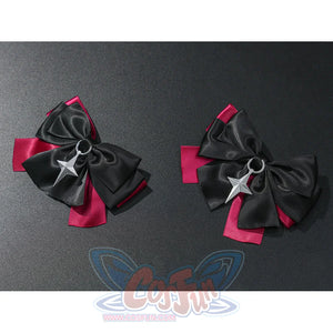 Zenless Zone Zero Ramiel cosplay costume ring prop detail sets a silver star charm on a small metal loop.