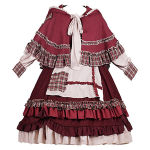 Spring And Autumn Cute Girl Lolita Dress