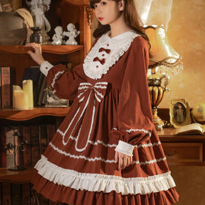 Vintage Daily Princess Lolita Long Sleeve Dress