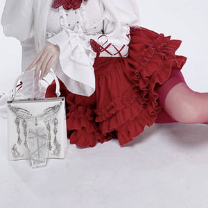 Daily Original Lolita Mid-waist Slim Short Skirt