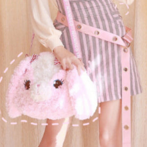 Lovely Lolita Rabbit Woolen Crossbody Bag