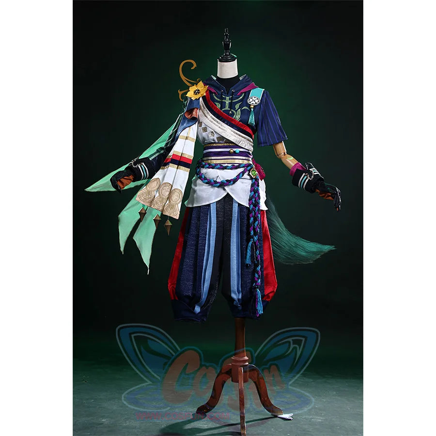 Genshin Impact Tighnari Cosplay Costume C03012 Costumes