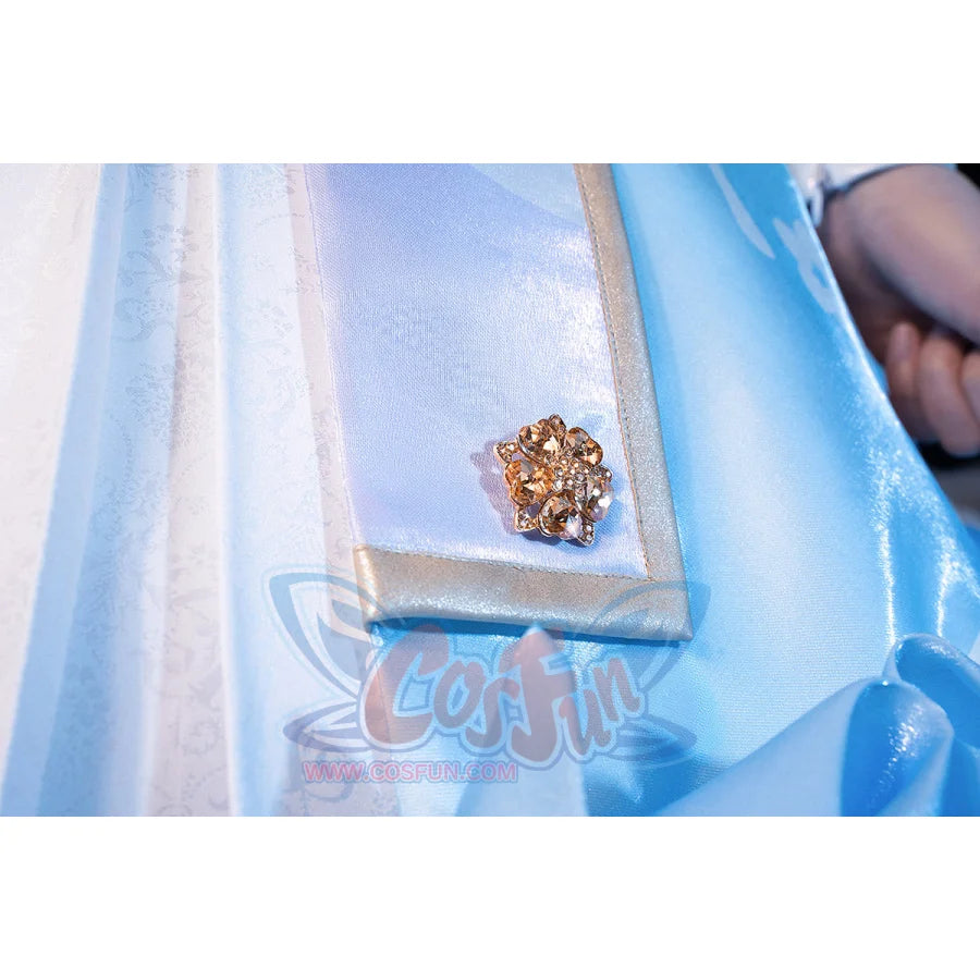 Pre-Sale Genshin Impact Kamisato Ayaka Springbloom Missive Cosplay Costume C07445 Aaa Costumes