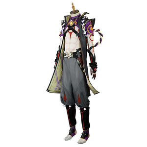Genshin Impact Arataki Itto Cosplay Costume Jacquard Version C00958  AA