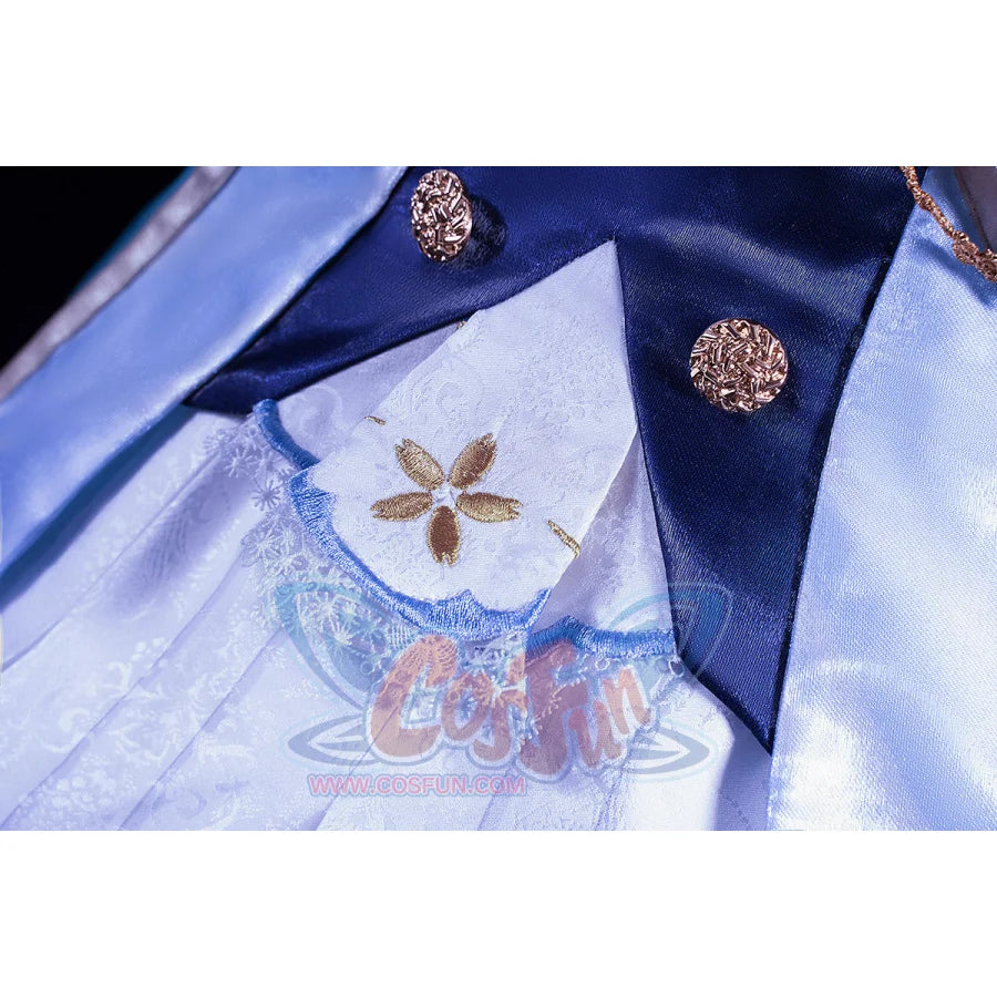 Pre-Sale Genshin Impact Kamisato Ayaka Springbloom Missive Cosplay Costume C07445 Aaa Costumes