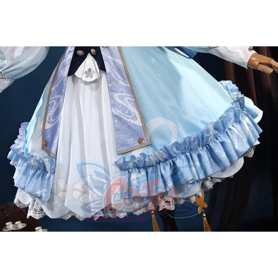 Genshin Impact Kamisato Ayaka Springbloom Missive Cosplay Costume C07483 Aa + Costumes