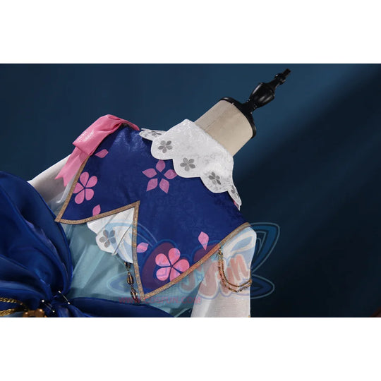 Genshin Impact Kamisato Ayaka Springbloom Missive Cosplay Costume C07483 Aa + Costumes