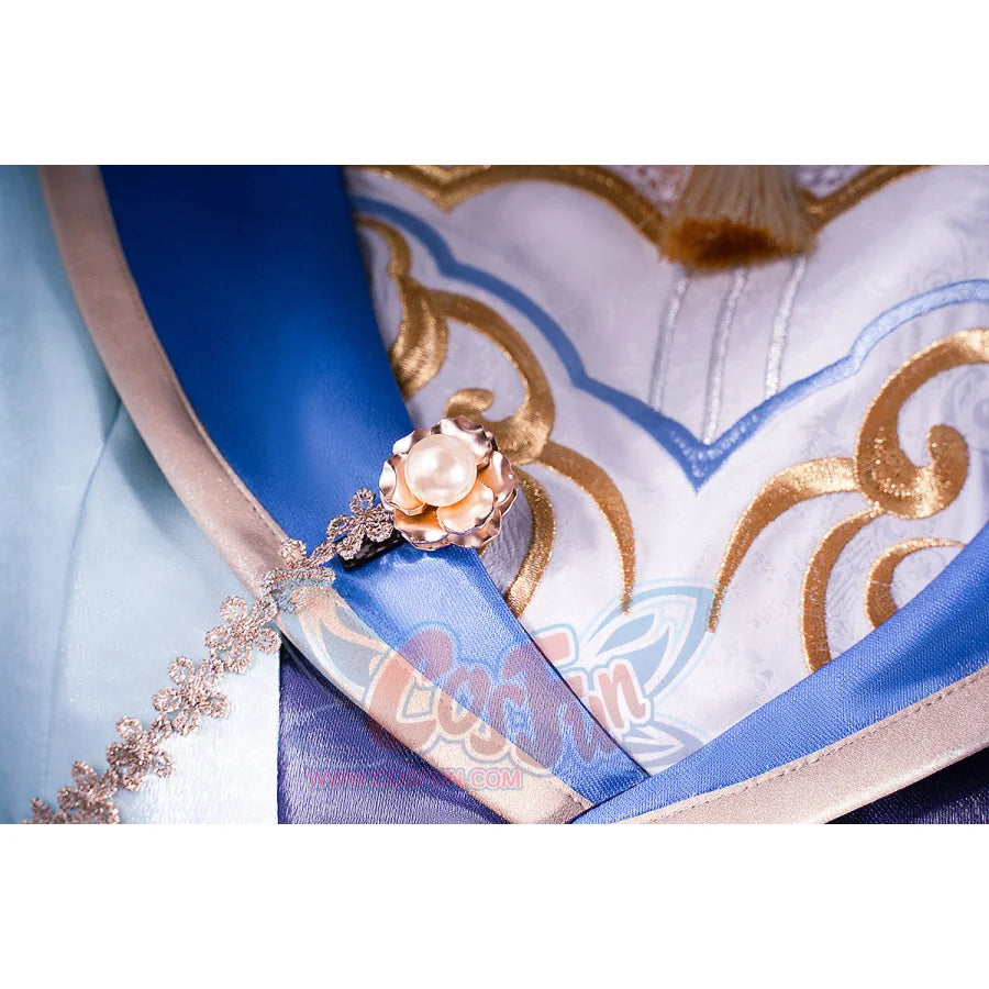 Pre-Sale Genshin Impact Kamisato Ayaka Springbloom Missive Cosplay Costume C07445 Aaa Costumes