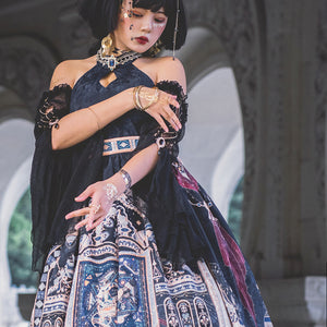 Egypt Style Lolita Backless Neck Dress