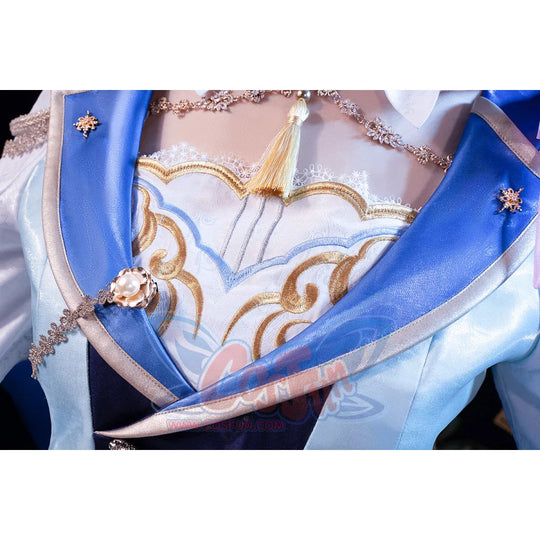 Pre-Sale Genshin Impact Kamisato Ayaka Springbloom Missive Cosplay Costume C07445 Aaa Costumes