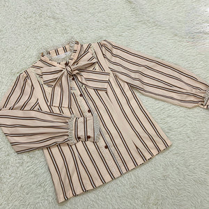 Chocolate Daily Sweet Lolita Stripe Long Sleeve Shirt