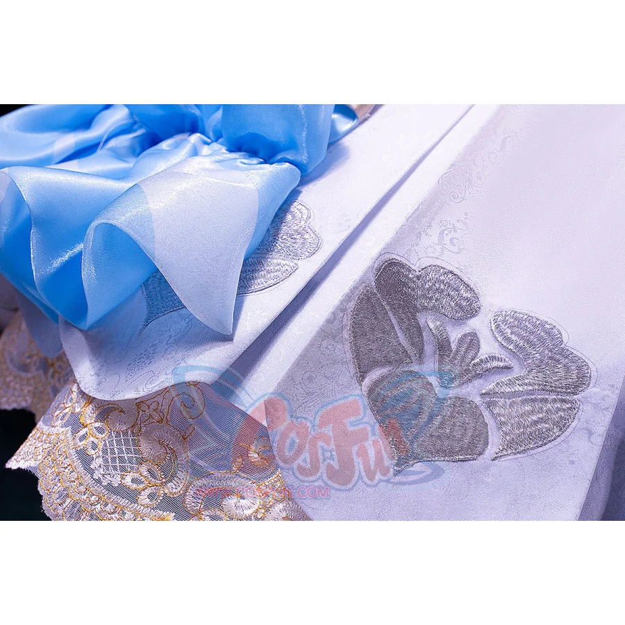 Pre-Sale Genshin Impact Kamisato Ayaka Springbloom Missive Cosplay Costume C07445 Aaa Costumes