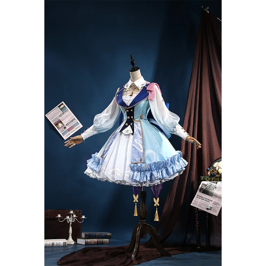 Genshin Impact Kamisato Ayaka Springbloom Missive Cosplay Costume C07483 Aa + S / Ready To Ship: 2