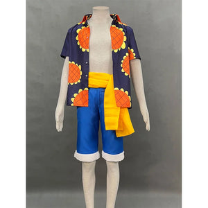 Japanese Anime Monkey D. Luffy Cosplay Costume N07418 - cosfun