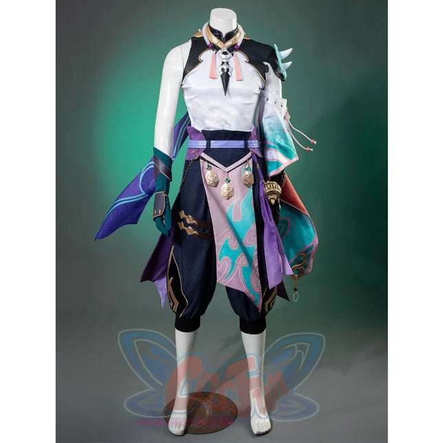 Ready To Ship Genshin Impact Xiao Cosplay Costume/Shoes C07487 Aaa Costumes