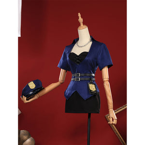 My Dress-Up Darling Kitagawa Marin Female Police Uniform Cosplay Costume C02872
