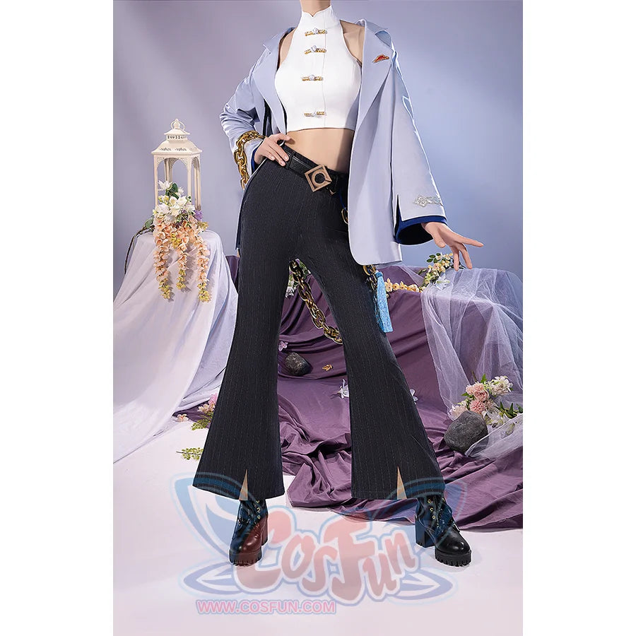 Genshin Impact X Pizzahut Yelan Cosplay Costume C07479 Aa Costume-S Costumes