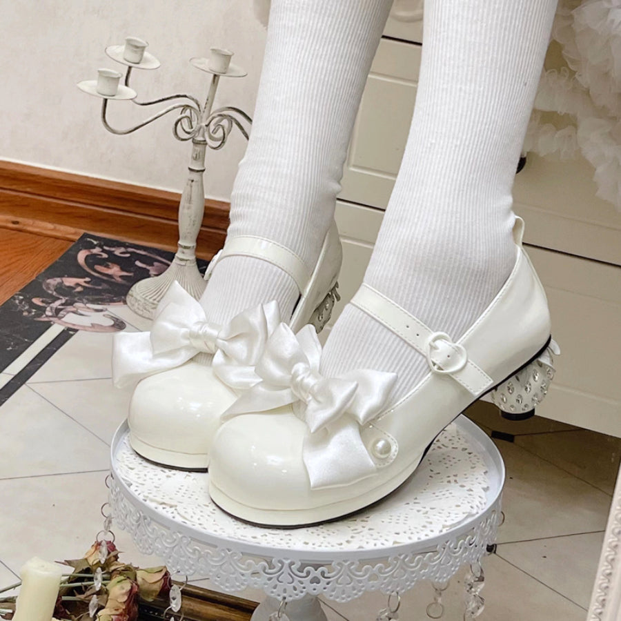 Dronning formel mover Original and Elegant Princess Round Toe Lolita Shoes - cosfun