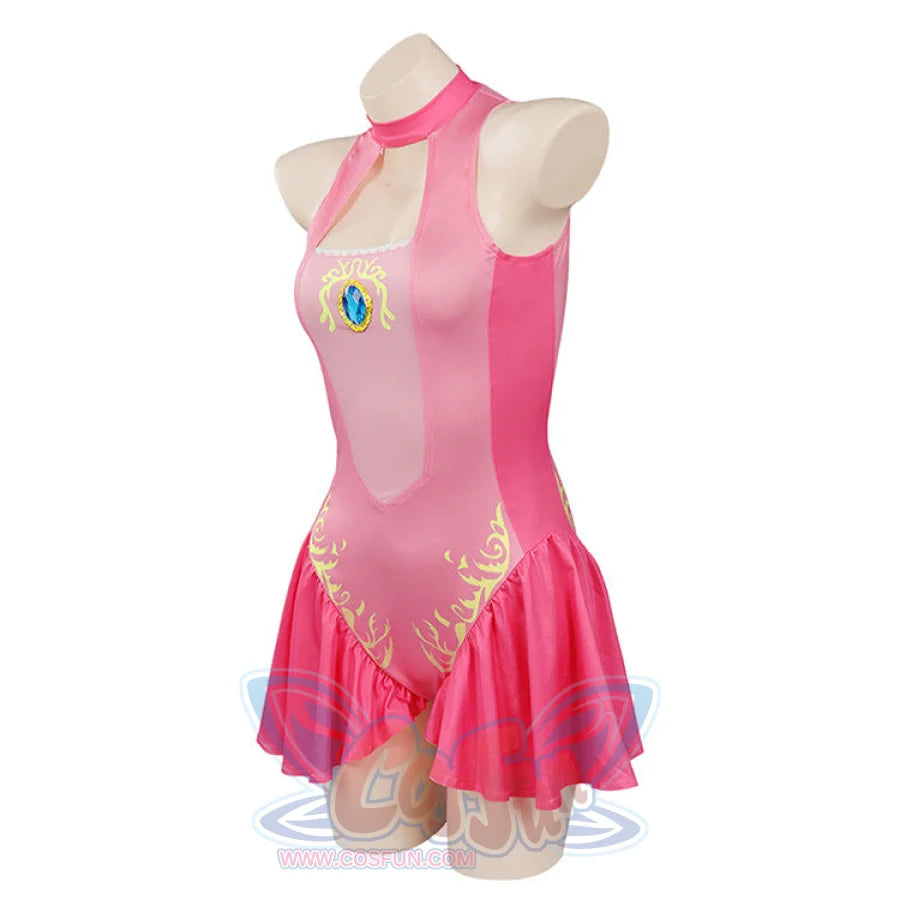 Super Mario Princess Peach Swimsuit N07256 - cosfun