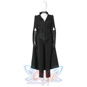 2021 Movie Cruella Estella De Vil Cosplay Black Costume C00526 Costume / Xs Costumes
