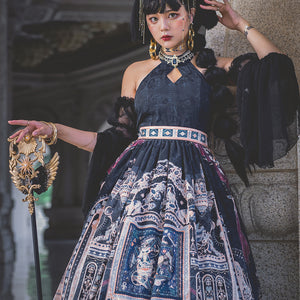 Egypt Style Lolita Backless Neck Dress