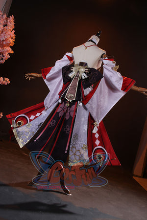Ready to Ship Genshin Impact Guuji Yae Miko Cosplay Costume C02884 AAA