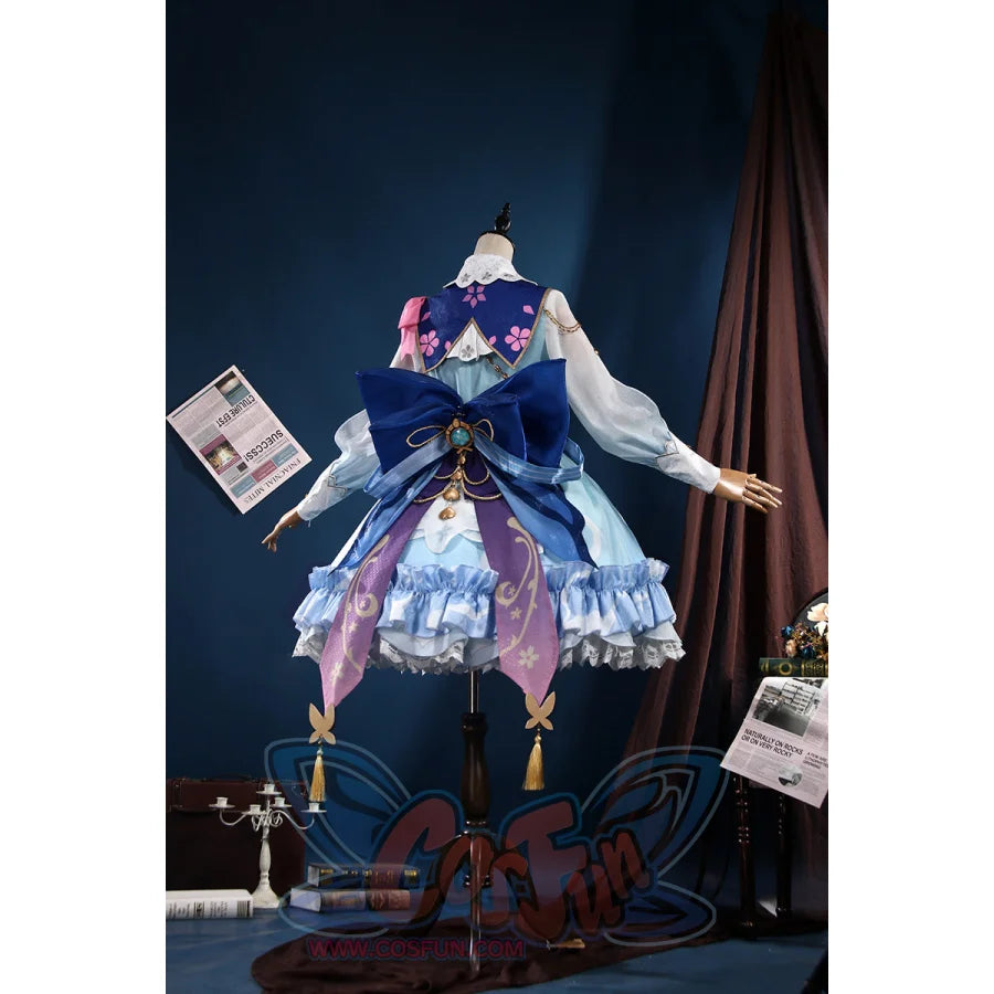 Genshin Impact Kamisato Ayaka Springbloom Missive Cosplay Costume C07483 Aa + Costumes