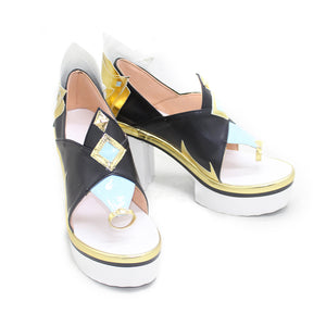 Genshin Impact Shenhe Cosplay Shoes Women High Heels C00934
