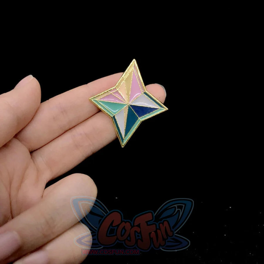 Genshin Impact Primogems Brooch N07319_set - cosfun