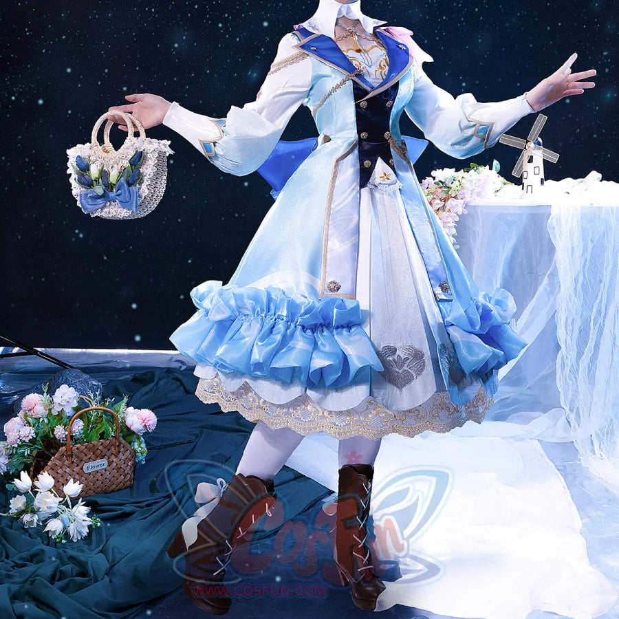 Pre-Sale Genshin Impact Kamisato Ayaka Springbloom Missive Cosplay Costume C07445 Aaa Costumes