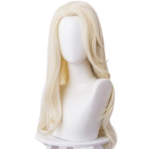 2Nd Movie Snow Ice Queen Elsa Cosplay Wigs Long Blond Wavy Hairs Mp006058