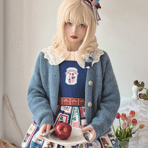 Autumn Winter Vintage Daily Lolita Sweater Coat