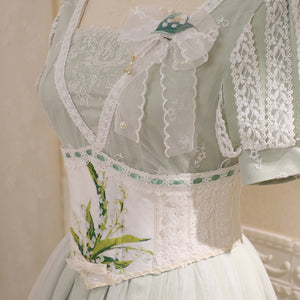 Lily of The Valley Elegant Lolita Corset