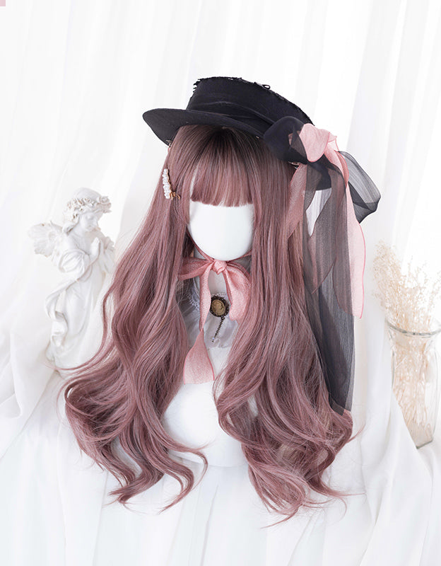 Highlighted Gradual Change Large Wave Long Curly Hair Lolita Wig