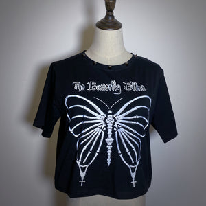 Original Light Reflecting Butterfly and Inverse Cross T-shirt