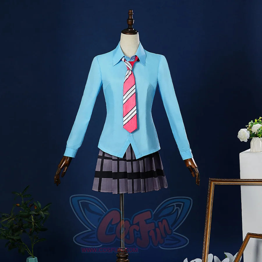 Your Lie in April Miyazono Kaori Cosplay Costume N07334 - cosfun