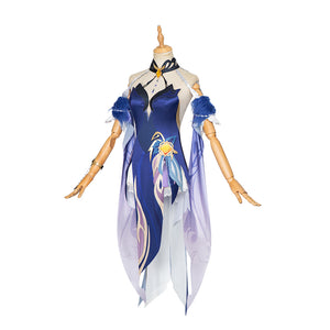 Genshin Impact Ningguang Orchid's Evening Gown Cosplay Costume C00996  A