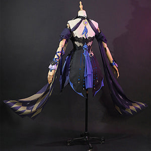 Game Genshin Impact Keqing Opulent Splendor Cosplay Costume C00909