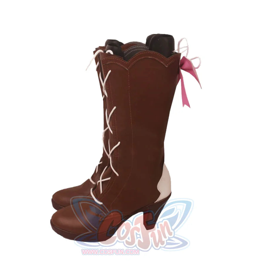 Genshin Impact Kamisato Ayaka Springbloom Missive Cosplay Boots C07288 Shoes &