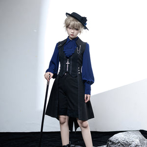 PRE-SALE Medieval Vintage Little Prince Lolita Dovetail Long Vest