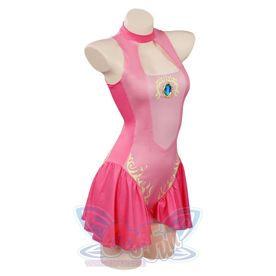 Super Mario Princess Peach Swimsuit N07256 - cosfun