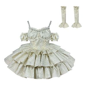 Original Sweet and Vintage Princess Lolita Short Slip Dress