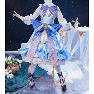 PRE-SALE Genshin Impact Kamisato Ayaka Springbloom Missive Cosplay Costume C07445  AAA