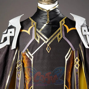 Genshin Impact Rex Lapis Zhongli Cosplay Costume C07433  A