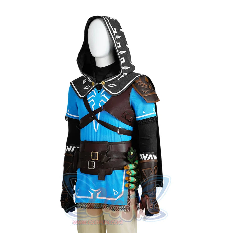 The Legend of Zelda: Tears of the Kingdom Link Cosplay Costume Upgraded Version N07302S - cosfun