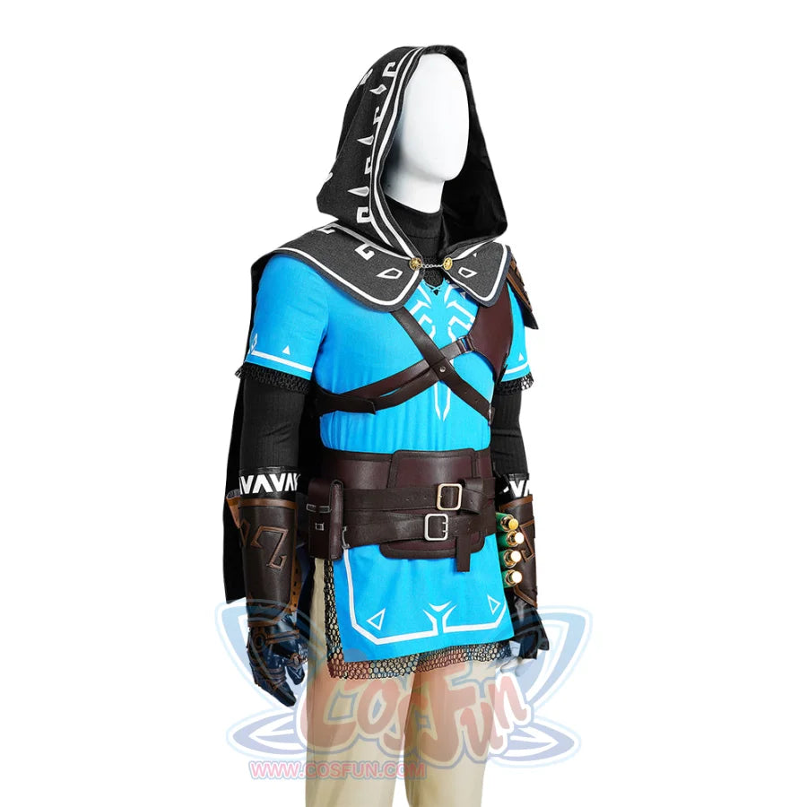 The Legend of Zelda: Tears of the Kingdom Link Cosplay Costume Upgraded Version N07302S - cosfun