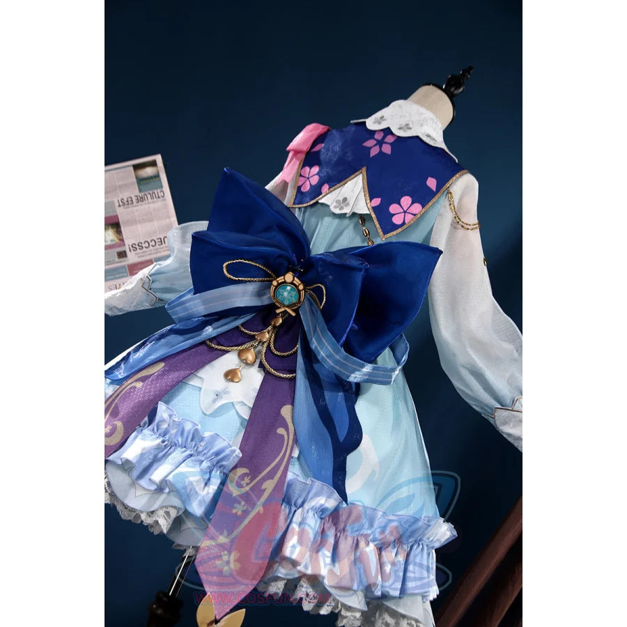 Genshin Impact Kamisato Ayaka Springbloom Missive Cosplay Costume C07483 Aa + Costumes