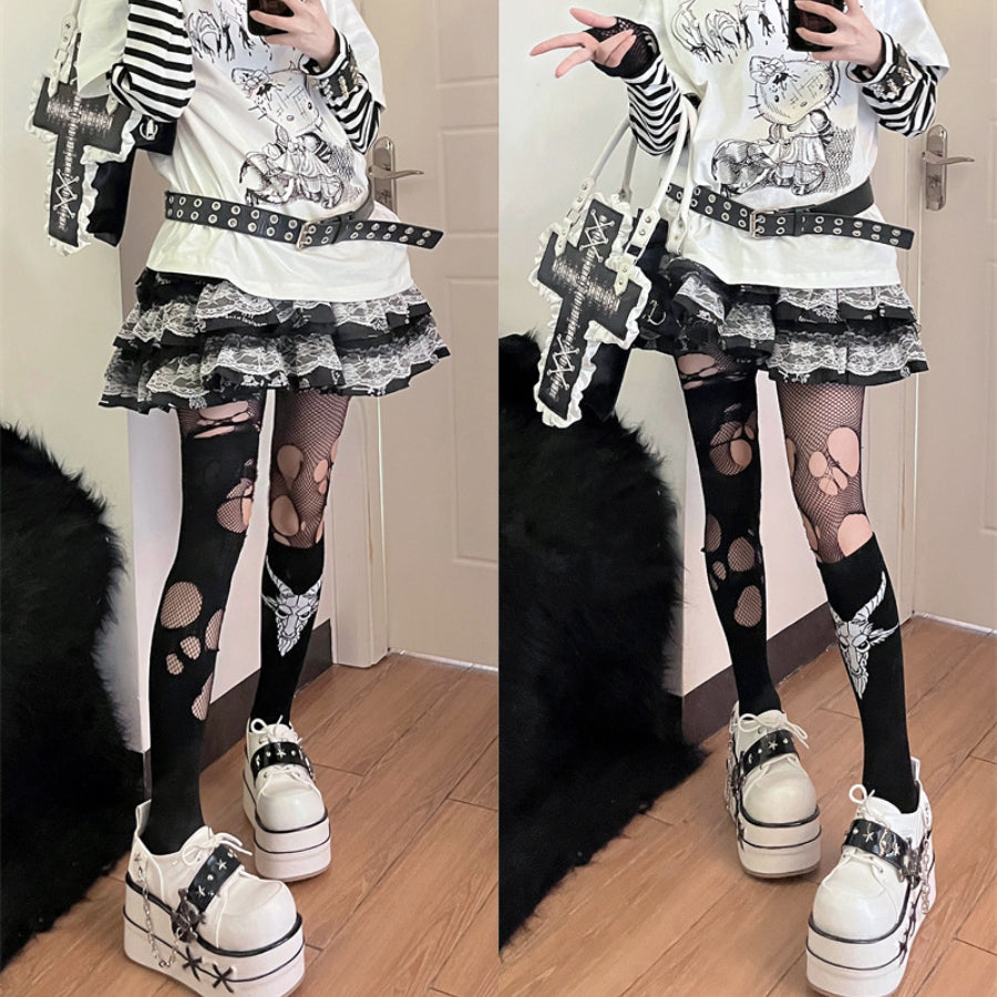 Goth Lace Lolita Dress - Kawaii Stop - Kawaii Shop Gurus Black / S
