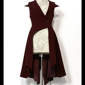 Medieval Original Vintage Handsome Lolita Irregular Long Vest