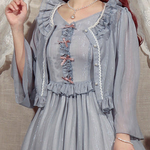 Elegant Lolita Lace Long Sleeve Sunscreen Shirt